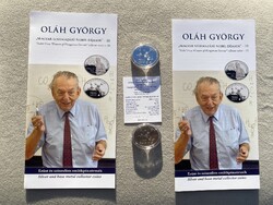 2024 Oláh György 7500 + 3000 Forint ezüst - színesfém emlékérme pár, certivel, prospektussal
