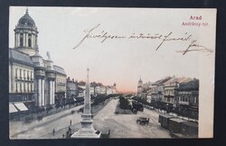Arad Andrássy-tér 1905 képeslap