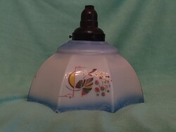 Art Deco lámpabúra nyolcszögletü konyhai lámpa foglalattal.
