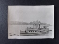 Régi fotó - Dunai gőzös 1935-ben