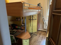 Cilek gyerekágy íróasztal és szekrény egyben