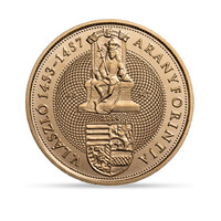 V. László Aranyforintja   2024 Emlékérem  zárt bontatlan  kapszulában