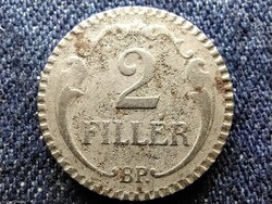 Háború alatti (1940-1944) vas 2 fillér 1942 BP