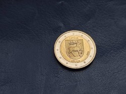 LETTORSZÁG 2 EURO 2025 SÉLIJA! SZARVAS! UNC! RITKA! BIMETÁL!