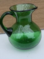 Vintage Empoli Verde Üveg Kancsó (Olasz, '50-es/'60-as évek)
