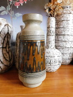 Veb Haldensleben mid century kerámia váza 28 cm