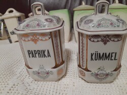 2 db kisméretü fűszertartó
