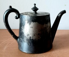 Ezüstözött Art Deco tej kiöntő ALKUDHATÓ design fém