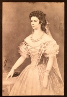 Erzsébet Királyné (Sisi) képeslap