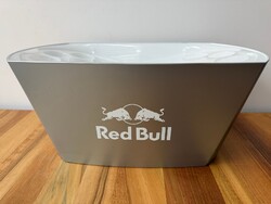 Red Bull világító hűtő / jégkád LED alappal – látványos party kiegészítő