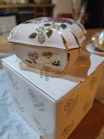 Zsolnay pillangós bonbonier / ékszertartó