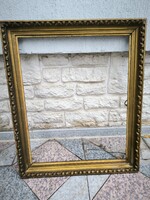 Antik Biedermeier képkeret festmény tükör gobelin szövött kép dekoráció célra az 1800-as évekb fàból