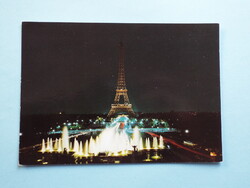 Képeslap (4) - Franciaország - Párizs - Eiffel-torony 1970-es évek