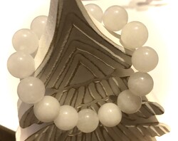 Szivárvány Holdkő karkötő sztreccs-szálon