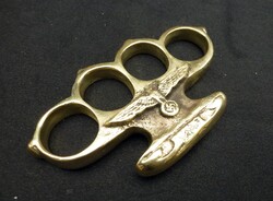 Náci német boxer rézből. Szép állapotban.