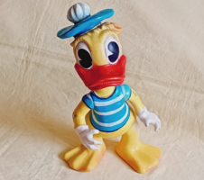 NAGY gumi Donald kacsa 33cm 1970 retro gumijáték Aradeanca DONALD DUCK