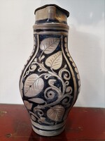 Hatalmas antik westwrwald-i ónfedeles sómázas kőcserép korsó / kancsó