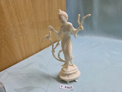 T3167 Retro trafikáru Gésa szobor műanyag 20 cm