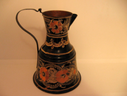 Retro indiai kézműves réz  kancsó váza , dekoráció