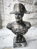 Boneparte Napóleon Csàszàr szobor fémből màrvàny talpon