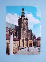 Képeslap (4) - Csehszlovákia (Csehország) - Prága - Szent Vitus-székesegyház 1970-es évek