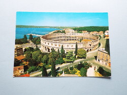 Képeslap (4) - Jugoszlávia (Horvátország) - Pula (Póla) - Amfiteátrum 1980-as évek