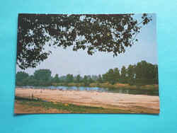 Képeslap (4) - Csongrád - Köröstoroki strand 1970-es évek - (Foto: Radó László)