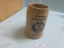 T3157 Gránit Bányász OMBKE Oroszlány 1995 korsó 14 cm