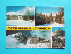 Képeslap (4) - Csehszlovákia (Szlovákia) - Tatranska Lomnica (Tátralomnic) mozaik 1980-as évek