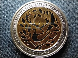 „Egy a Természettel” Vadászati és Természeti Világkiállítás .925 ezüst 15000 Forin