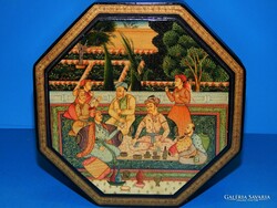 Mogul (Mughal)  iskola miniatür lakkdobozon
