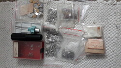 Hagyatéki óra alkatrész,több csomag ,több ezer db egyben eladó