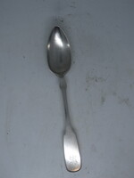 13 latos antik ezüst evőkanál, Pozsony, 1858