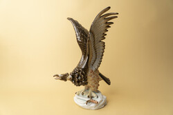 Régi Herendi Porcelán Turul Sas Madár Szobor /  Figura / Retró Régi