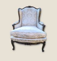 Antik neobarokk füles fotel.
