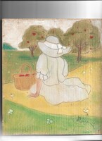 Rippl-Rónai pasztell: könyvillusztráció