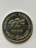 Horvátország, horvát 2 kuna érme, 2015