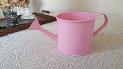 Kis,rózsaszín fém locsolókanna,virágöntöző