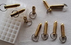 Töltény kulcstartó eladó több darab ! 38 Speciál és 357 Magnum