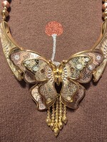 14k arany Graziella pillangós nyakék