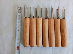 Kukorica nyárs fa nyéllel 3 ágú BBQ-hoz otthoni főzéshez piknikekhez partikhoz 7db egyben