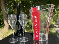 Bollinger Champagne Magnum jégveder 2 pohárral