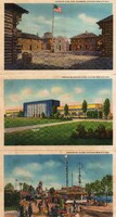 Képeslap: Chicago Világkiállítás.1933. Leporelló.