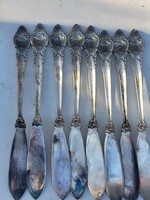 Vintage szovjet (СССР) díszes kések – MНЦ jelzéssel, klasszikus mintázattal