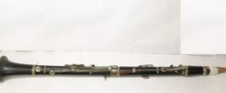 Régi grenadilla fából készült nagy méretű klarinét, Clarinete Buffet Crampon