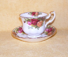 Royal Albert angol porcelán csésze alátéttel