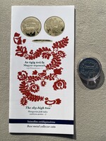 2021 Az égig érő fa (Magyar népmesék I.) 2000 Forint színesfém emlékérme, UNC, prospektussal