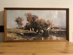 Mészöly Géza Faluvége reprodukció