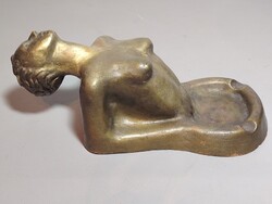 Art nouveau stílusú, Terrakotta meztelen nő ALKUDHATÓ