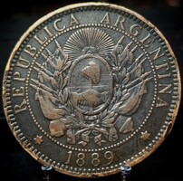 Argentína 2 Centavo, 1889 D14E5